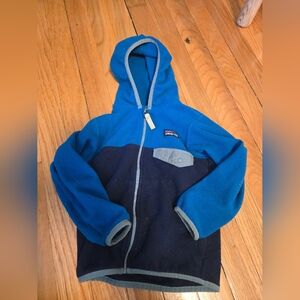 Patagonia Kids Two-Tone Fleece Hoodie